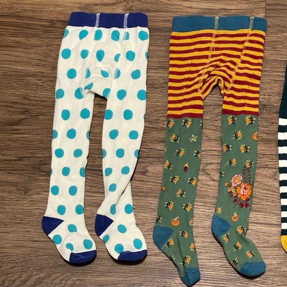 Matilda Jane 5 Pairs of Tights Leggings Multicolor Size 12-24 months - Picture 3 of 9